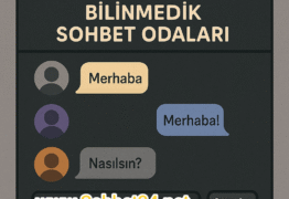 Bilinmeyen chat siteleri
